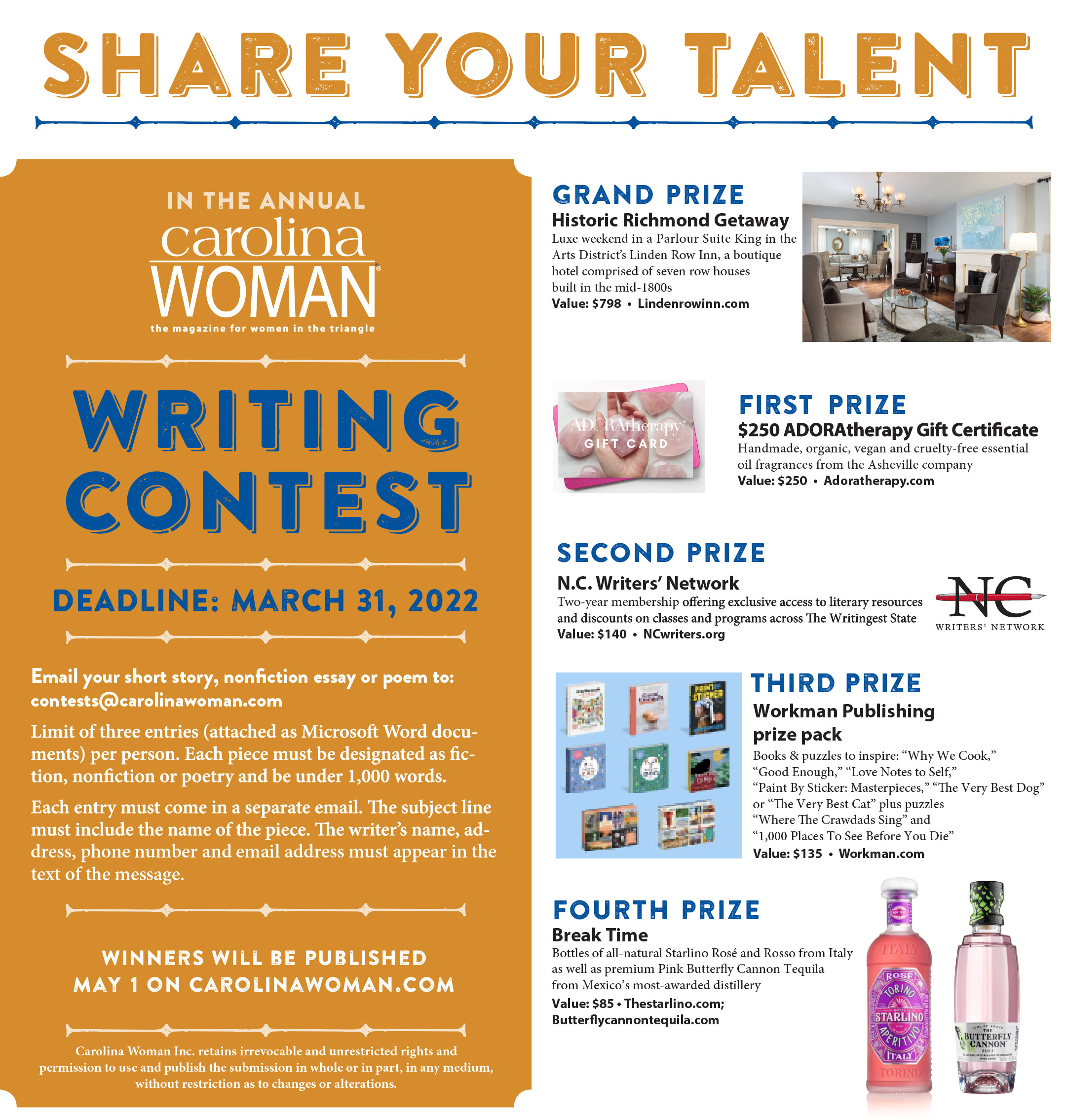 writing contest ad